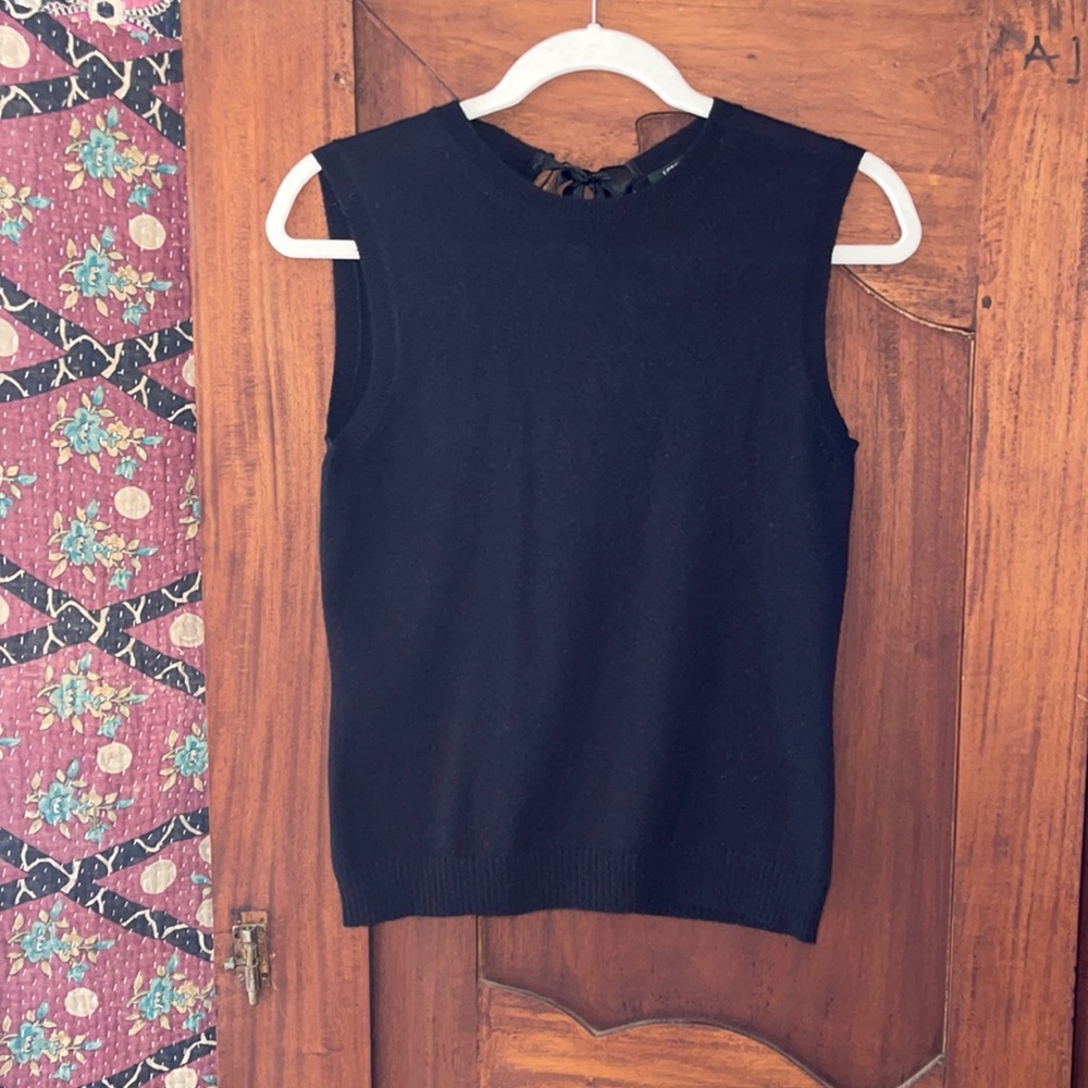 J. Crew - merino wool sleeveless sweater